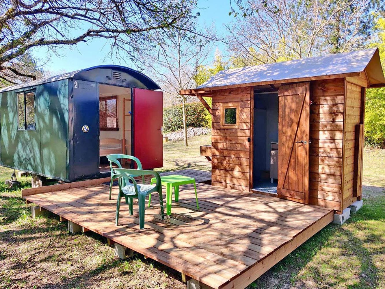 Camping La Vaugelette - Drome Montclar-sur-Gervanne ภายนอก รูปภาพ